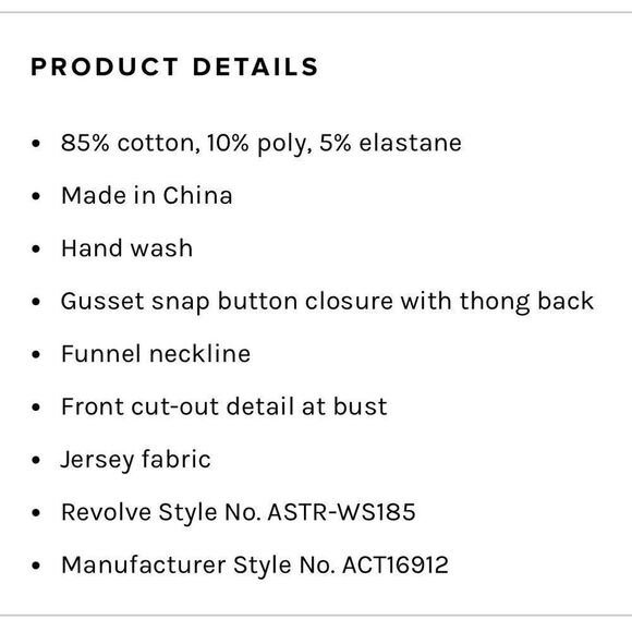 NWT ASTR The Label See Me Bodysuit Nude Small - Picture 13 of 14